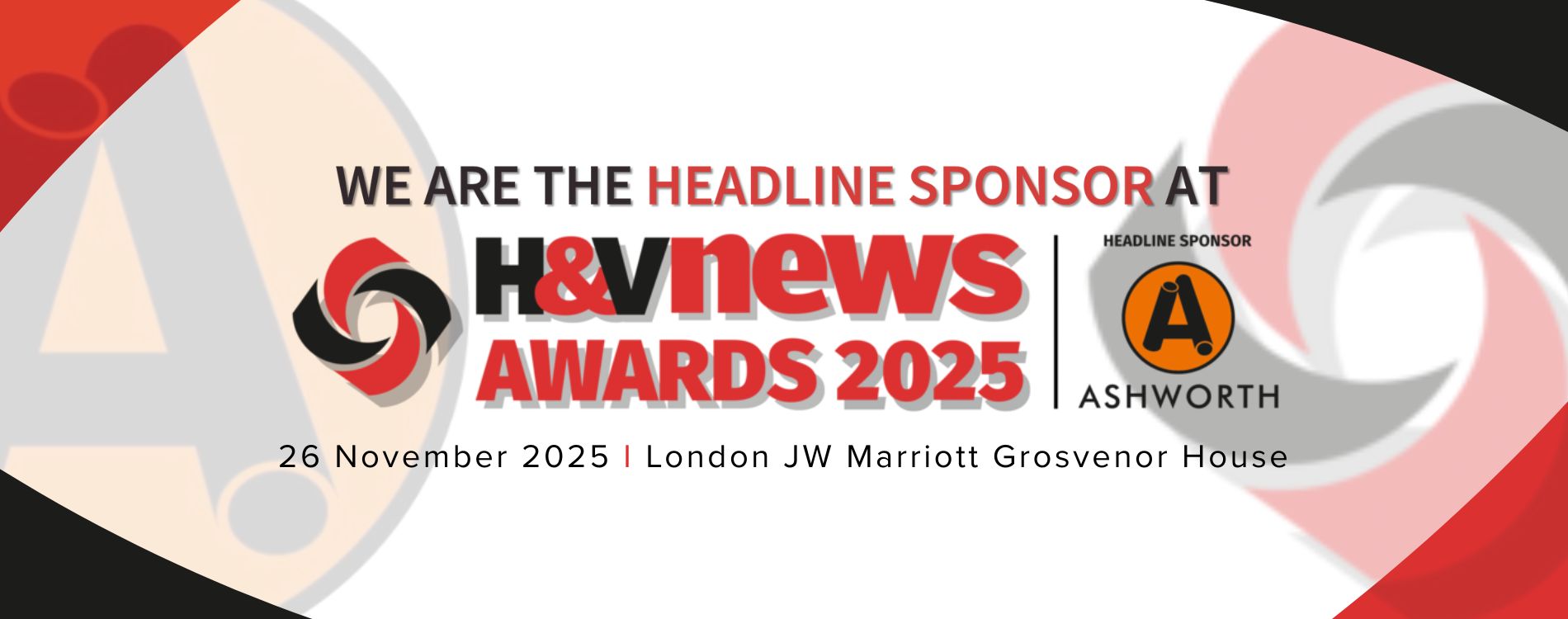 We are the proud to be the headline sponsor at the H&V awards 2025!