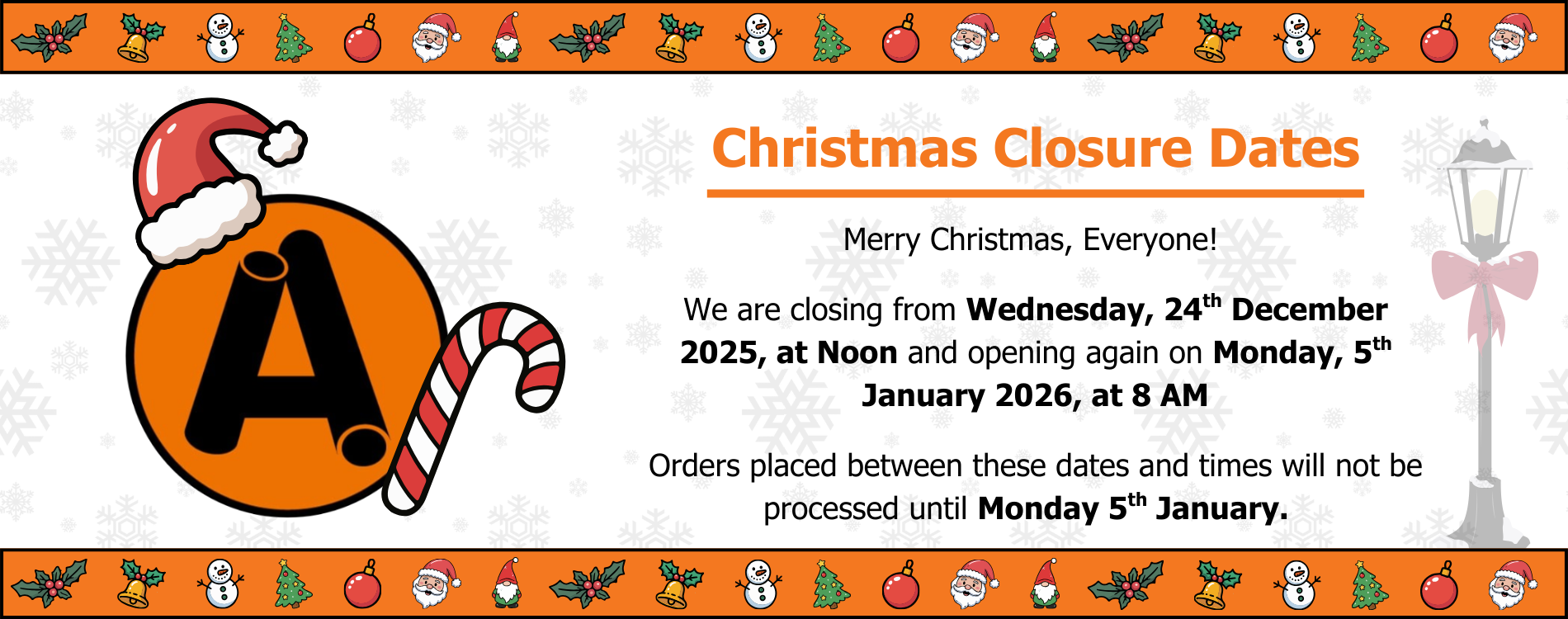 Merry Christmas and a Happy New Year!