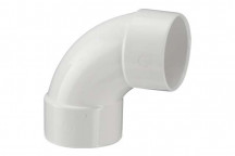 50mm 201.2.91 White 91deg Double Socket Swept Bend