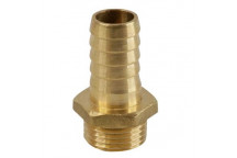 1\" Brass Male Serrated Hose Tail