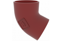 70mm EF002 Ensign Soil Short Radius 69 degree Bend 191441