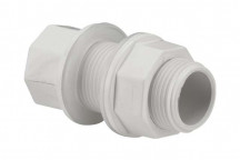 19mm 511.75W White Terrain Straight Tank Connector