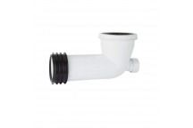 110mm 495P.4.90W White 90deg WC Connector with BOSS Fin Seal