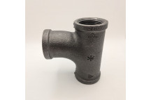 15mm OA199 Black Malleable Iron Sweep Tee
