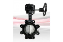 150mm F631 Ductile Iron Fully-Lugged Lever-Operated Butterfly Valve PN16