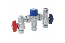 15mm PEG402UAX Chrome Thermostatic Mixing Valve PN12.5