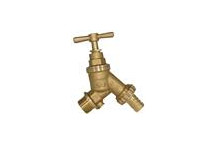 1/2\" Brass Hose Union Bibtap c/w Check Valve