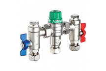 15mm Ausimix 4-in-1 Dual Thermostatic Mixing Valve