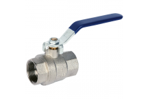 80mm ART54 Brass Ball Valve Blue Lever BSPP Ends PN16