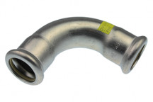 88.9 Xpress Stainless GAS 90Deg Elbow SSG12 - 20502