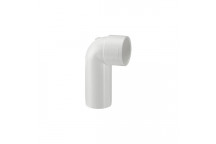 40mm 207.15.92 White 92deg Spigot/Socket Bend