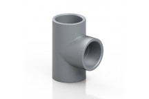 1/2\" TIA ABS Plain Solvent Cement Tee