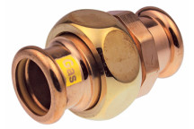 15mm Xpress Copper GAS Union Coupling SG11 - 39770