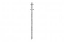 WallPod 1350mm Galvanised Steel Mounting Post