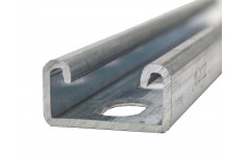 21x41 A21S3 Pre-Galv Slotted Channel 3m Length x 2.5mm Thick