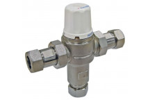 15mm TMV3-8 Heatguard 2in1 Thermostatic Mixing Valve HEAT160015