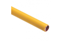 15mm x 3M Black Label/Table X Protec Yellow Copper Tube to EN1057