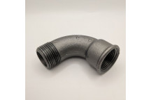 15mm OA192 Black Malleable Iron Male/Female Bend
