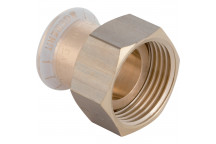 28mmx1\" Geberit Mapress 65046 Copper Adaptor with Brass Union Nut