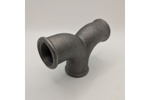 15mm OA197 Black Malleable Iron Twin Elbow