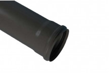 110mm 100P.4.30B Black Terrain Soil Pipe 4m