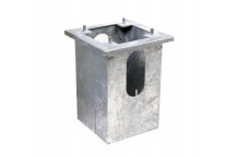 BasicCharge/Classic Galvanised Steel Ground Mounting Base