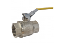 15mm ALB40P-257C1 Brass Ball Valve with Yellow Locking Lever BSPP