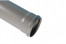 110mm 100P.4.40G Grey Terrain Soil Pipe 4m