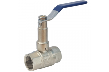 40mm ART40P-97X3B Brass Ball Valve with Extended Blue Lever BSPP