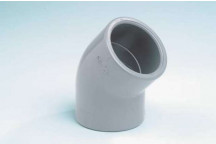 1/2\" GYA ABS Plain Solvent Cement 45 Degree Elbow