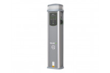 Quantum Smart EV Charging Pedestal - 1x up to 22kW 3PH Type 2 Socket - Grey