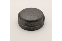 15mm OA185 Black Malleable Iron Cap