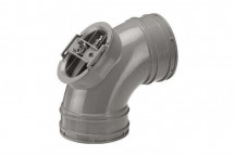 110mm 103.4.92 Grey 92deg Double Socket Access Bend