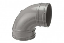 82mm 101.3.92 Grey 92.5deg Double Socket Swept Bend