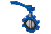 50mm ART135 Ductile Iron Lugged and Tapped Butterfly Valve PN16