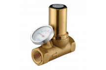 1/2\" DZR Brass Thermal Balancing Valve and Gauge