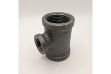 32x20mm OA161 Black Malleable Iron Reduced Tee