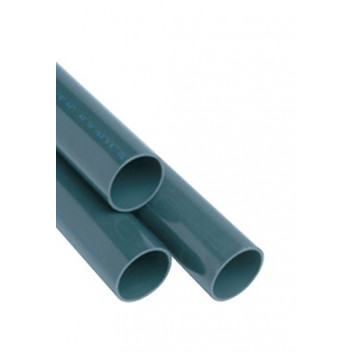 50mm PVC-U Plain Ended Metric Pipe - 3 Metre Length