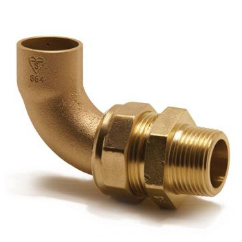 22x3/4\" Endfeed Bent Male Union Adaptor N65 - 89152