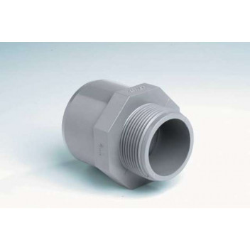 1\" AMC ABS Plain/BSP Threaded Adaptor Socket AFCAMC0320
