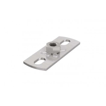 M10x70mm dia 9148.10B Terrain Fuze Galv Flanged Mounting Plate