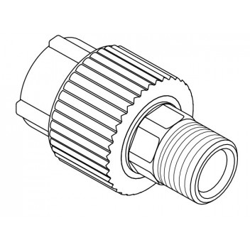 63mm x 2\" (M) 21322 FUSIOTHERM Transition Piece Hex Thread