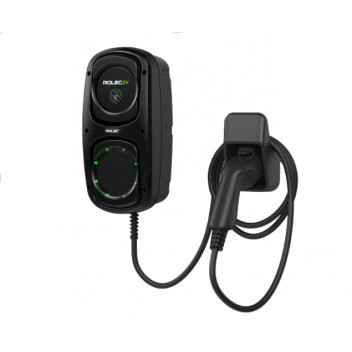 WallPod Smart EV Charger - up to 7.4kW Type 2 10m Tethered - Black