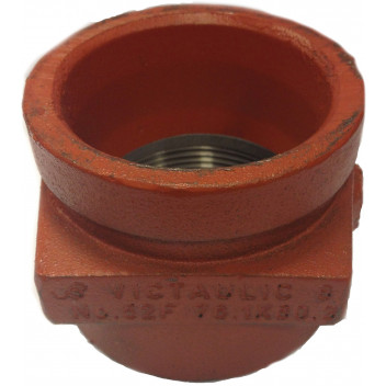 65 x 50mm (76.1 x 60.3) V52F Painted Threaded Reducer BSPT Female