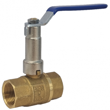 15mm ART50-97X1B DZR Brass 2 Piece Ball Valve with Ext Blue Lever BSPT