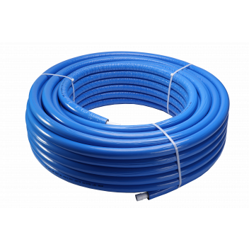 16mm x 100Mtr B1 Multilayer PEX Pre-Insulated Coil BLUE