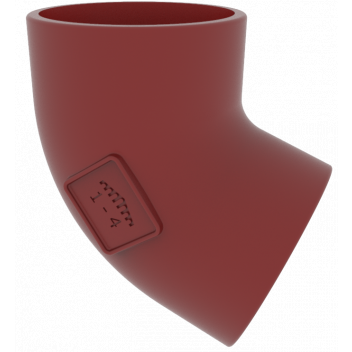 70mm EF002 Ensign Soil Short Radius 69 degree Bend 191441