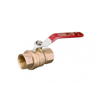 15mm D171A DZR Brass Ball Valve Red Lever PN25 FxF