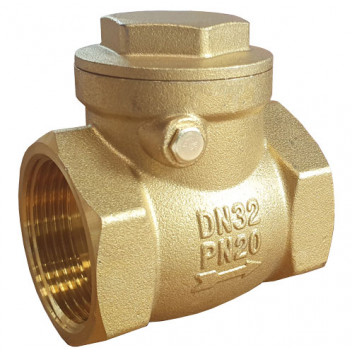 65mm ART84M Brass Swing Check Valve Metal Seat PN20