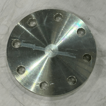 80mm PN16 P235GH Full Thickness BZP Blank Flange EN1092-1